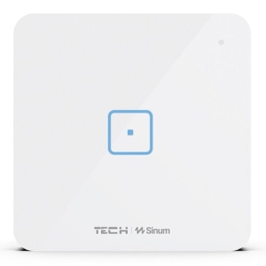 WS-01m SINGLE SINUM TECH   włącznik jednopolowy szklany , przewodowy