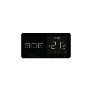 WSR-03mL - LEWA Regulator pokojowy + włącznik tójpolowy (Czarny)