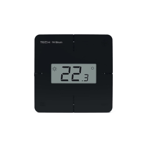 R-S1 Przewodowy regulator pokojowy dedykowany do Sinum czarny (Czarny)